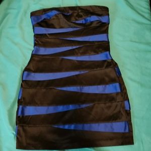 Flirty strapless dress